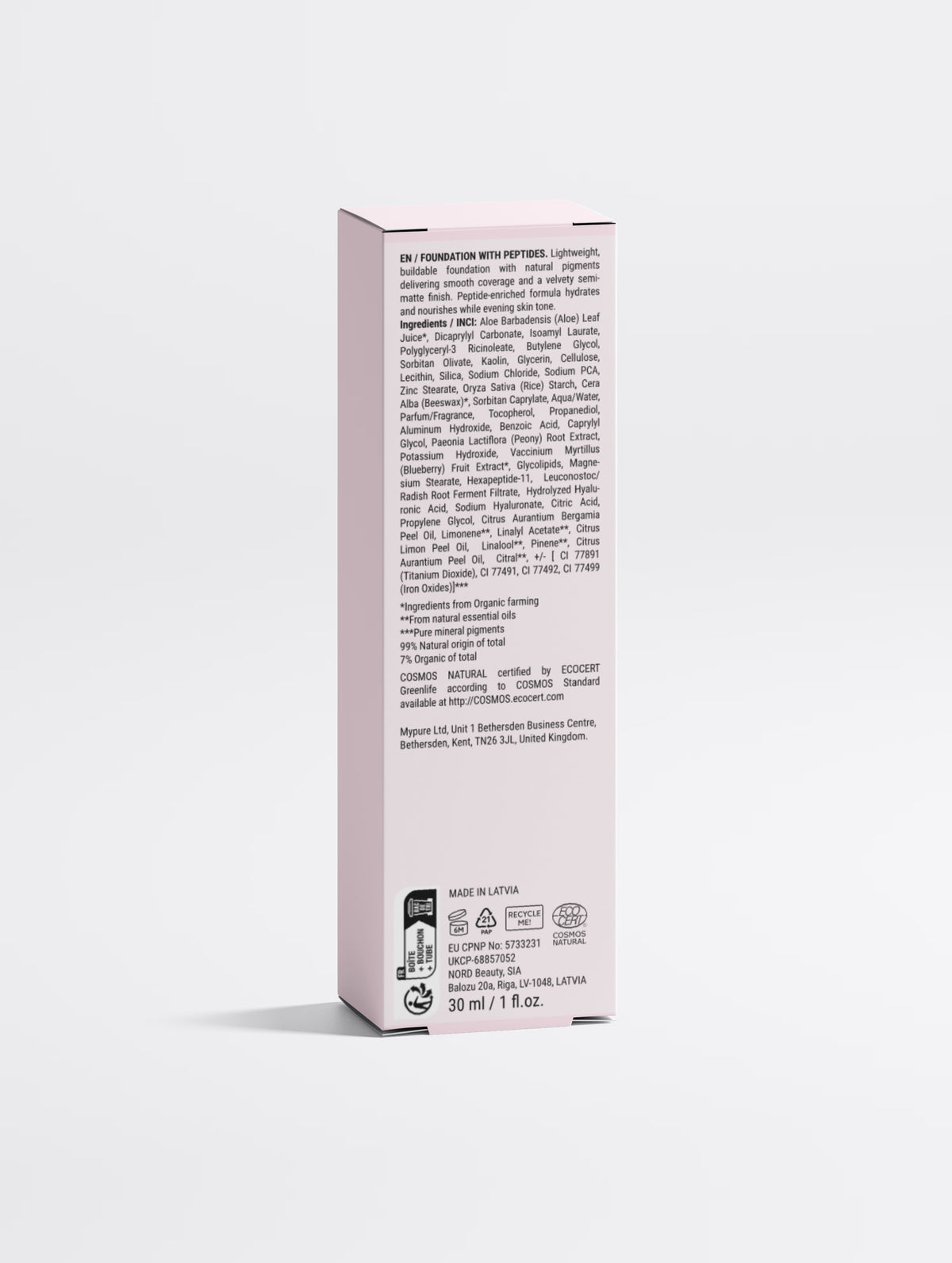 Foundation with Peptides,  25 Medium Warm